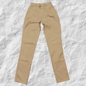 Vintage Rockies Bareback‎ Western Jeans Tan 9/29 (24X35) High Waist